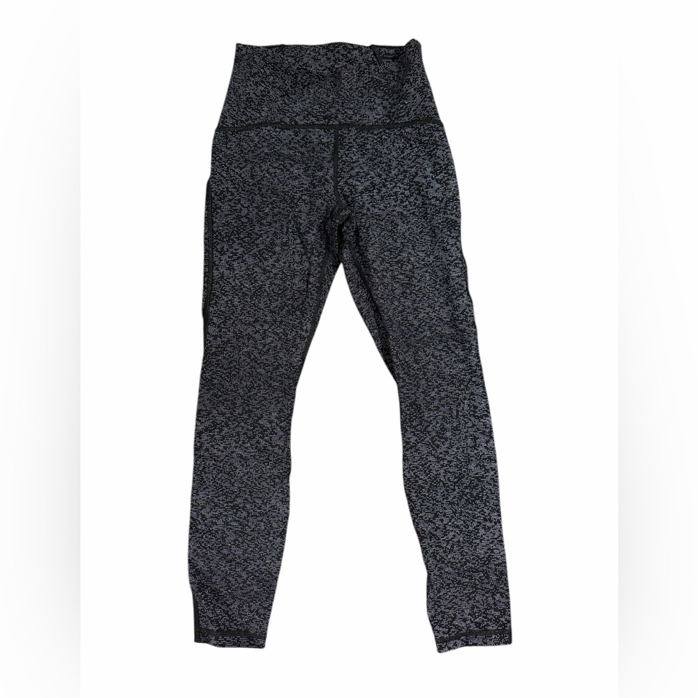 Women’s Lululemon athletica Black and Gray Leggings - Picture 2 of 4
